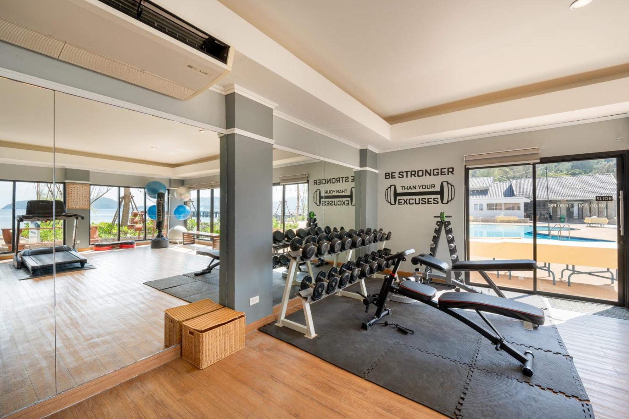 Thavorn Beach Village Resort & Spa Phuket Kamala Beach Esterno foto The gym at the hotel