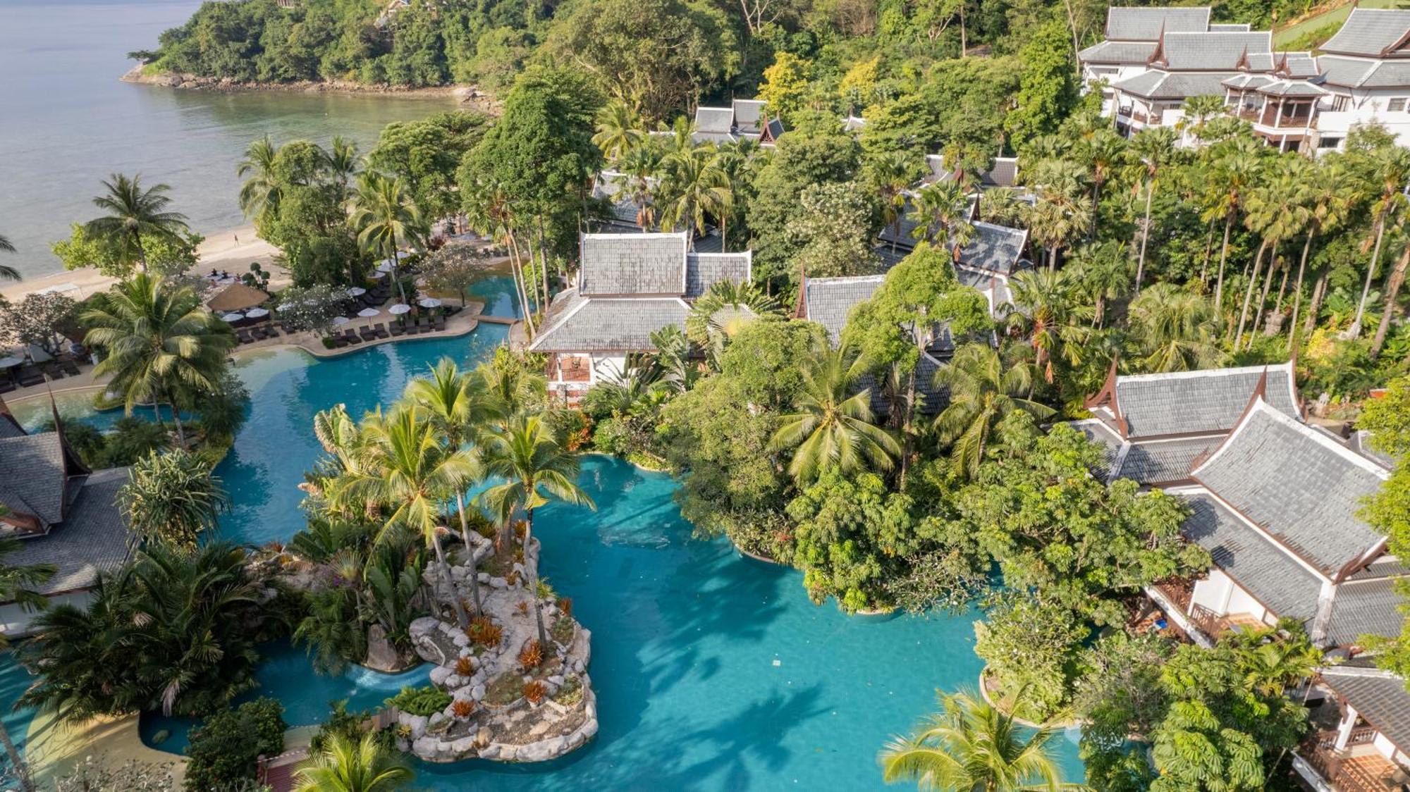 Thavorn Beach Village Resort & Spa Phuket Kamala Beach Esterno foto Aerial view of the resort